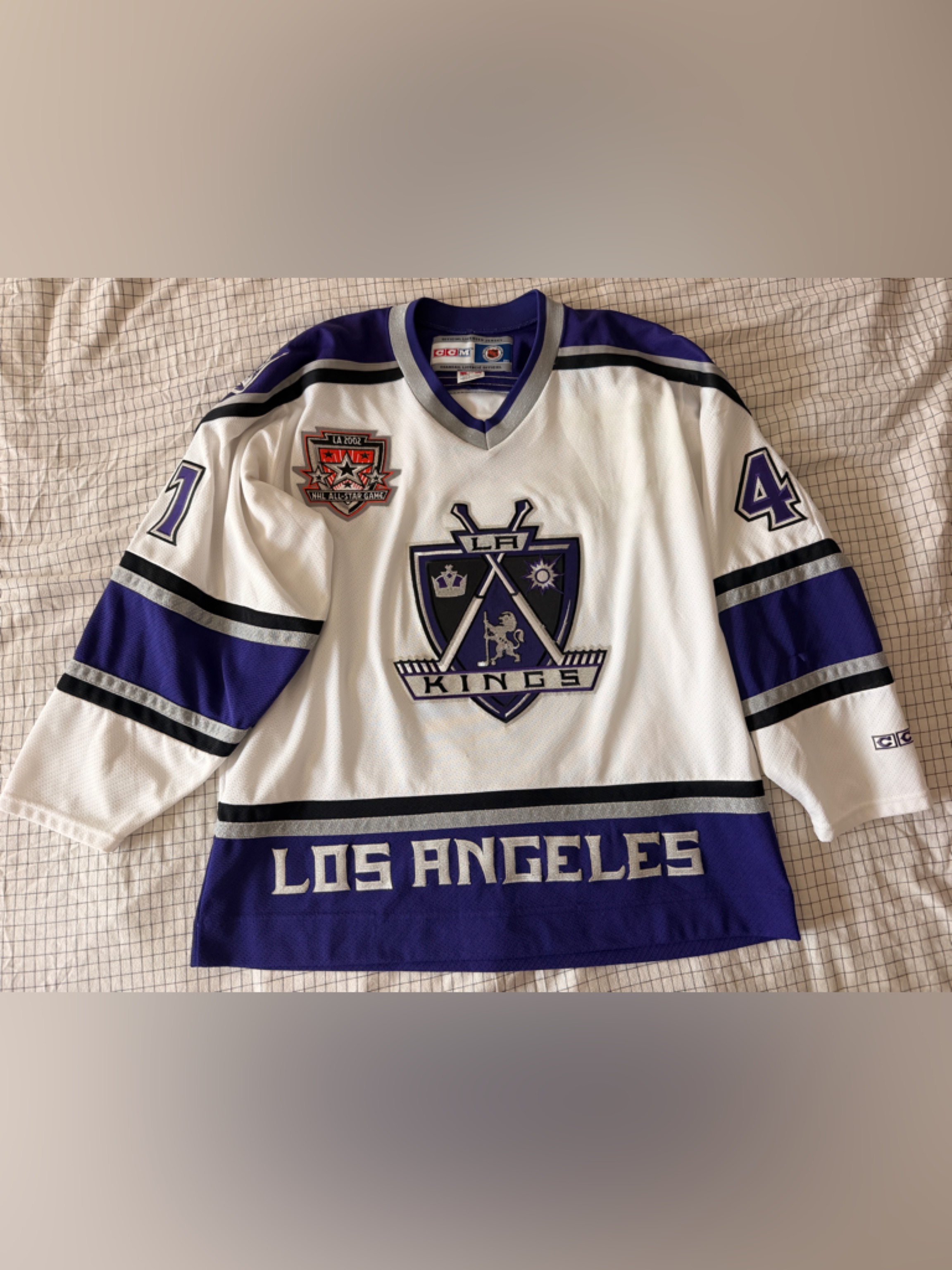 Nhl Ccm La 2002 All Star Hockey La Kings Jersey